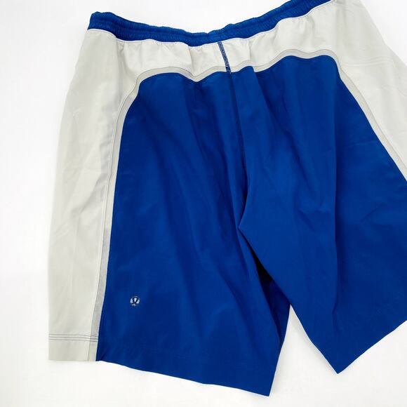 Lululemon mens blue and gray pace shorts - Picture 1 of 4